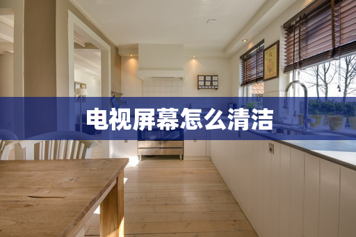 电视屏幕怎么清洁