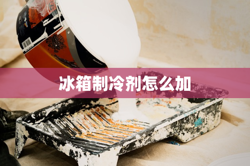 冰箱制冷剂怎么加