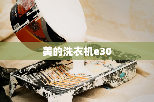 美的洗衣机e30