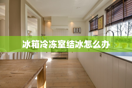 冰箱冷冻室结冰怎么办