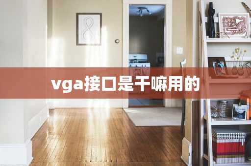 vga接口是干嘛用的