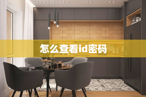 怎么查看id密码