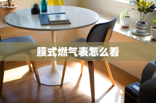 膜式燃气表怎么看